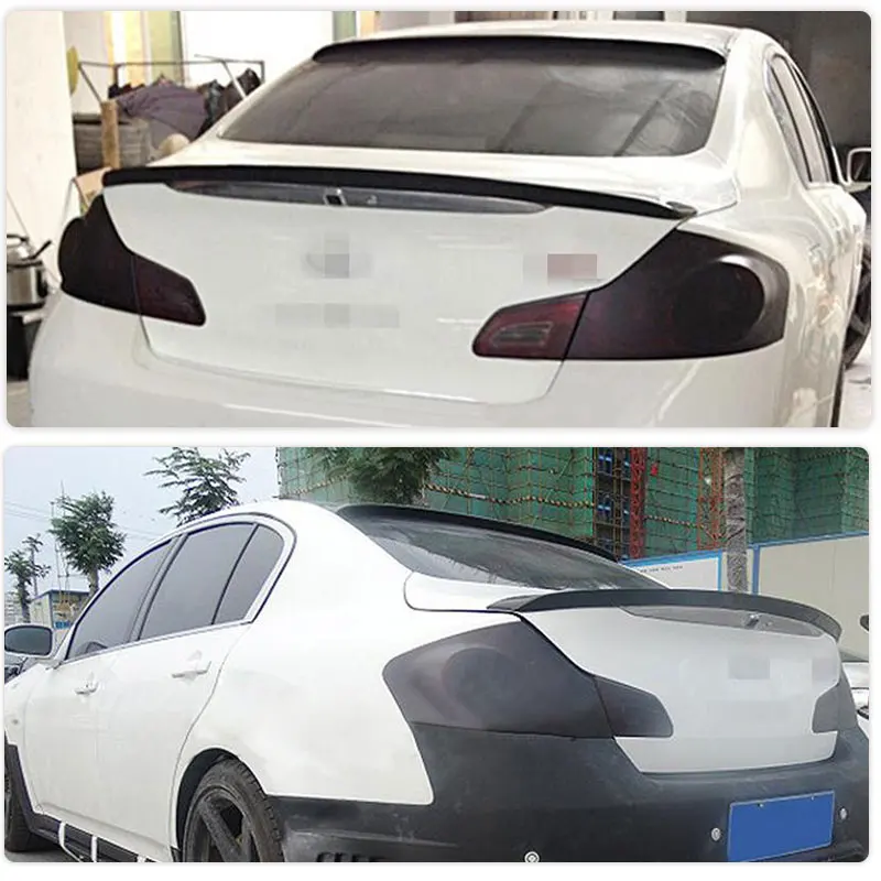 Задний спойлер на крышу из углеродного волокна крылья для Infiniti G25 G35 G37 седан