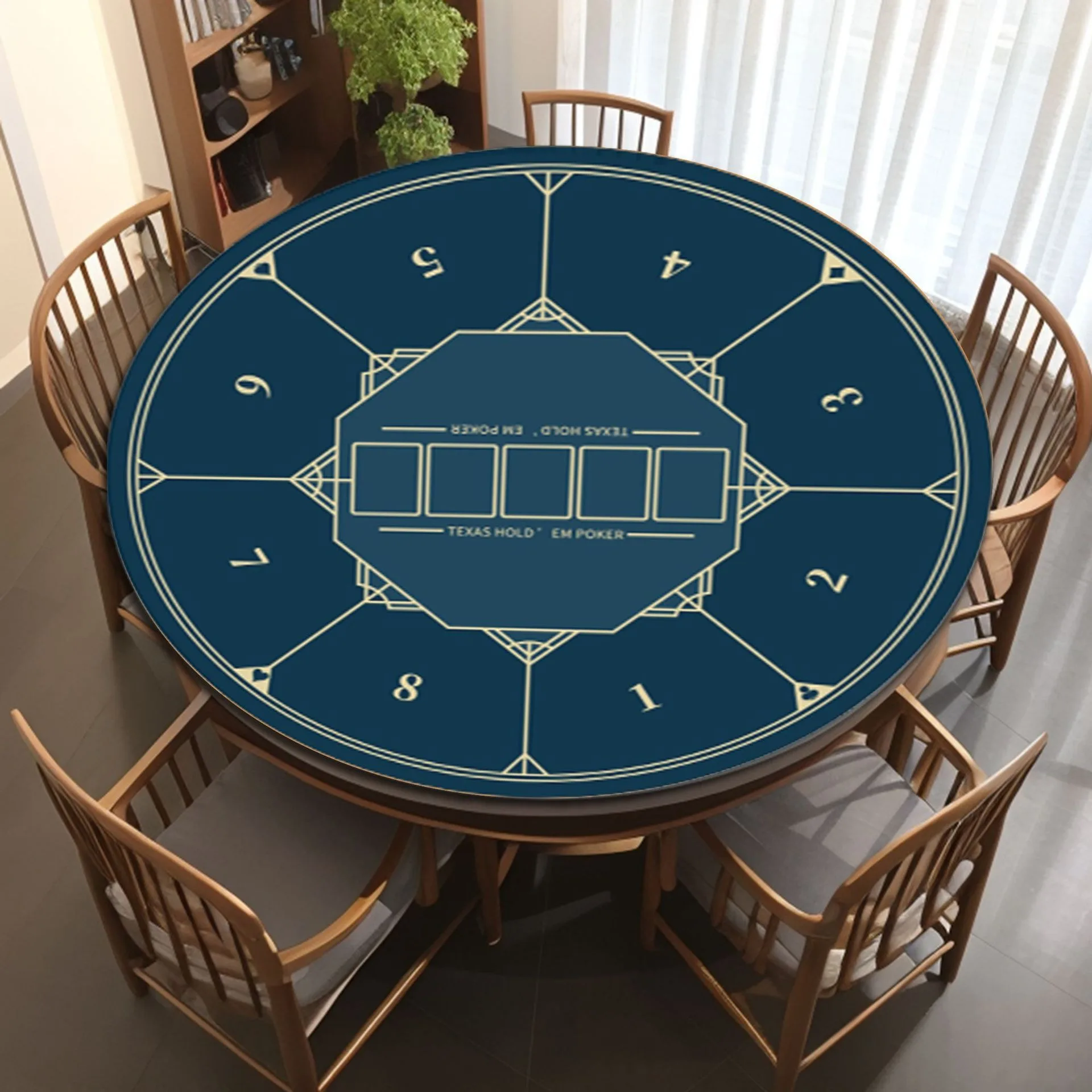 Техасский холдем круглый настольный коврик бесшумная диатомовая грязь
