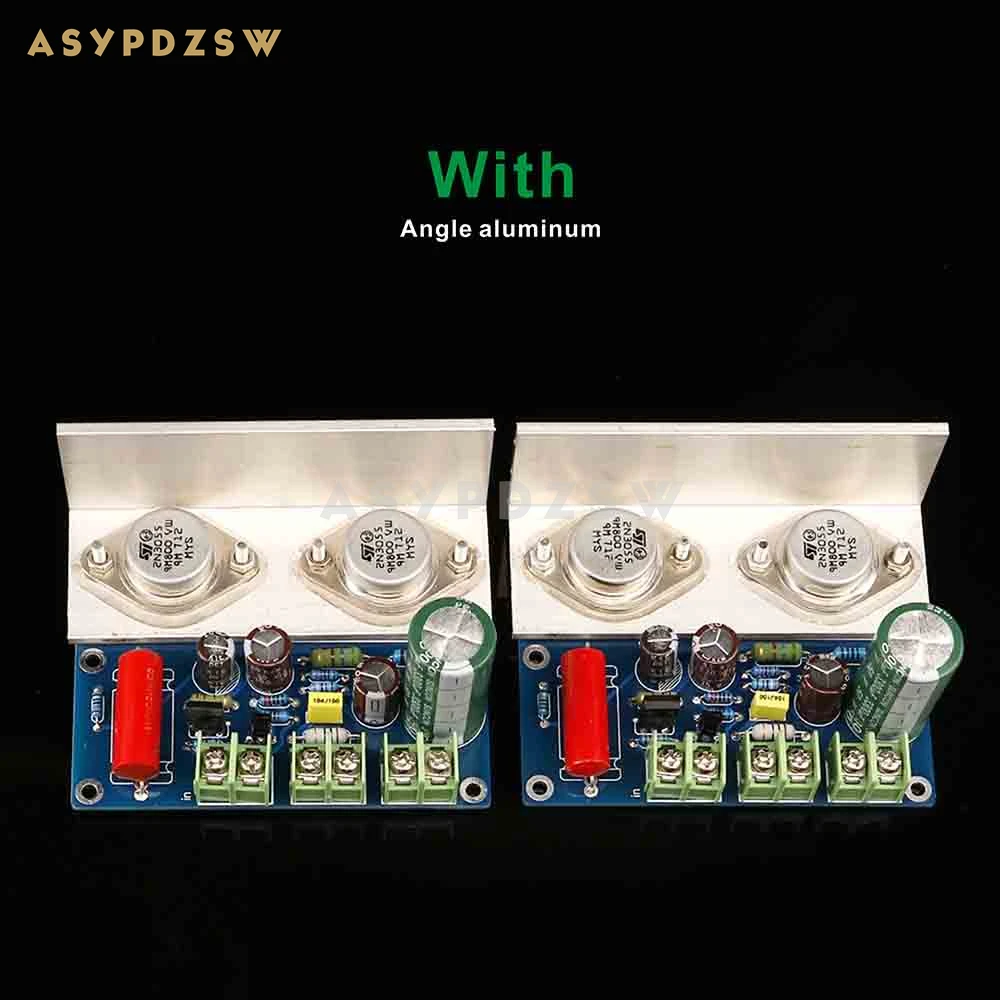 LJM 2N3055 Ver HOOD JLH1969 Стерео простой усилитель мощности класса A DIY Kit/Готовая плата 10 Вт