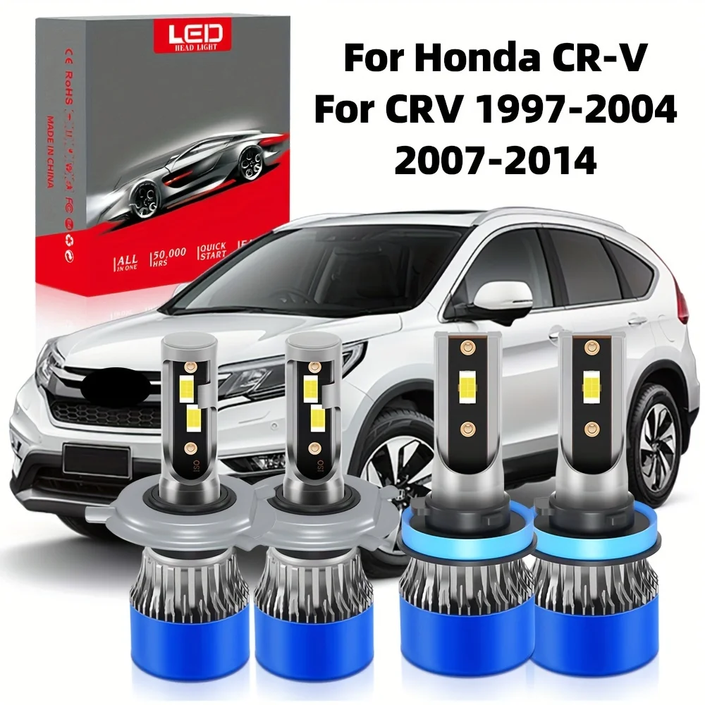 Подходит для Honda CR-V CRV (1997-2004) (2007-2014) H4 Ближний и дальний свет все в одном H11 дневной