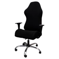 elastic gaming competition chair covers household office internet cafe rotating armrest stretch chair casesblack