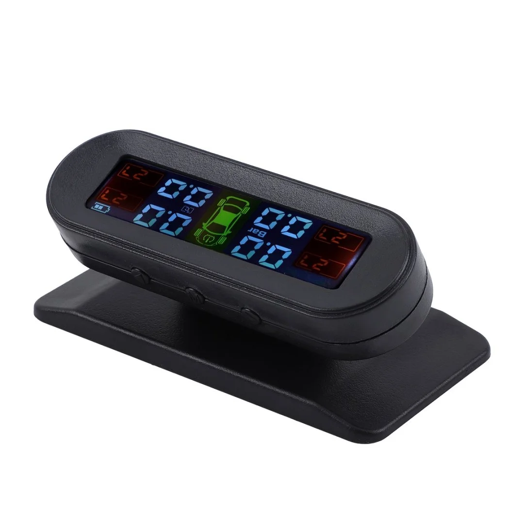 

ACCESTING Solar TPMS С 4 Внешними Датчиками, Экономия Топлива, Предупреждение О Температуре