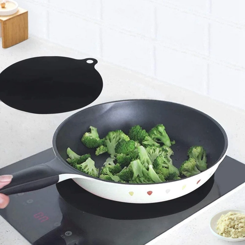 6 шт. защитных ковриков для индукционной плиты из силикона с термоизоляцией и антискользящей поверхностью.