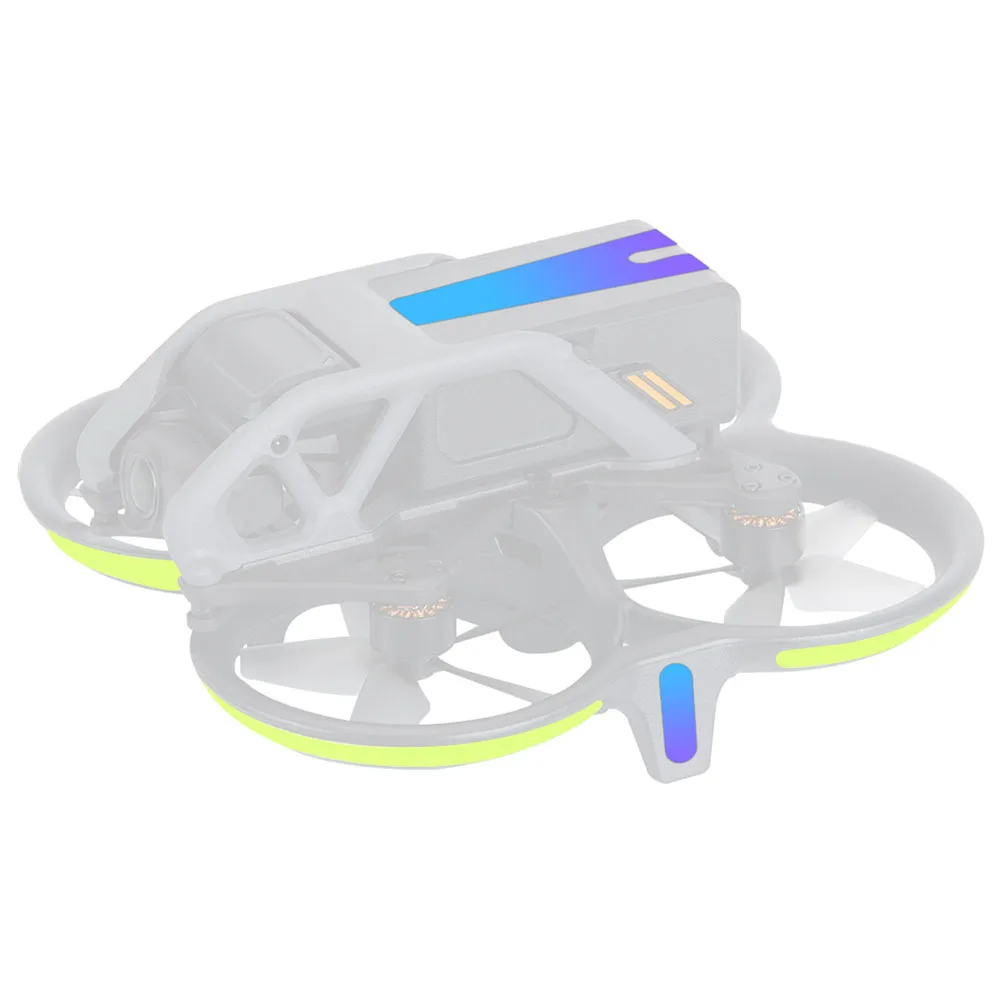 

Портативные флуоресцентные наклейки, водонепроницаемые светящиеся аксессуары для дрона ночного полета для DJI Avata, красочные светящиеся нак...