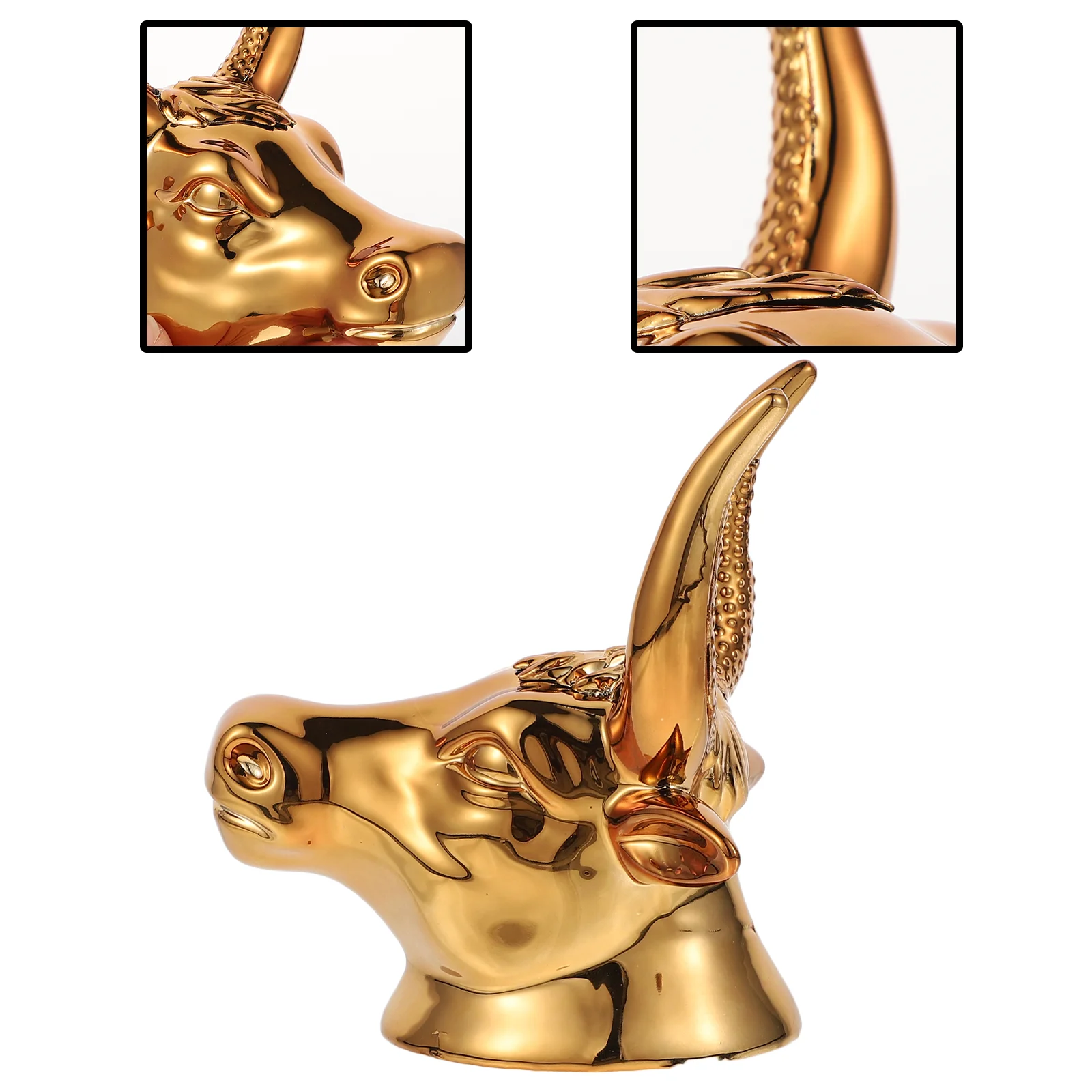 

1 Set Practical Wall Mount Guitar Hook Useful Ukulele Hanging Hook (Golden)