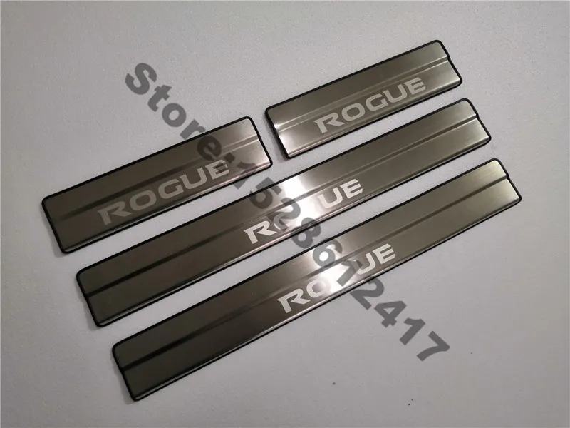 

Car Styling For 2014-2020 Nissan Rogue X-Trail T32 Stainless Door Sill Trim Cover Scuff Plate Guard Door Sills Protector