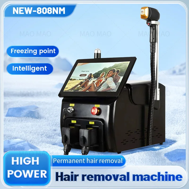 Diode Laser and Picosecond 2 in 1 808 Hair Removal Tattoo Machine with 4 Wavelength 755nm 808nm 1064