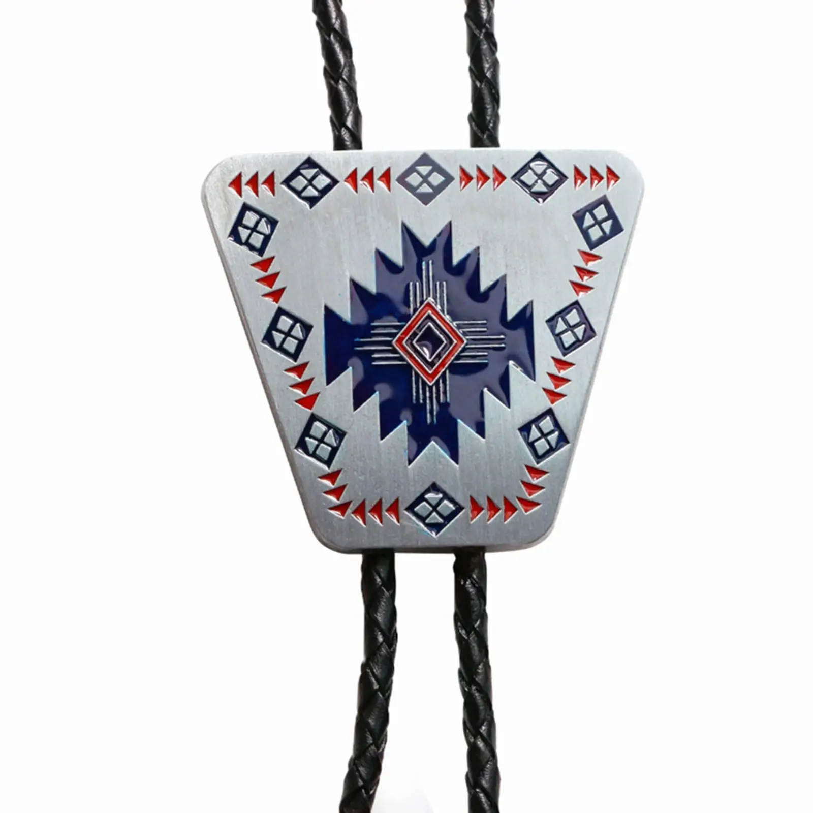 Ретро мужской галстук-боло свадебное ожерелье из искусственной кожи веревка