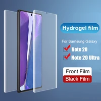 2 in 1 front back screen protector for samsung note 20 ultra full cover soft hydrogel film screen protectors for galaxy note 20