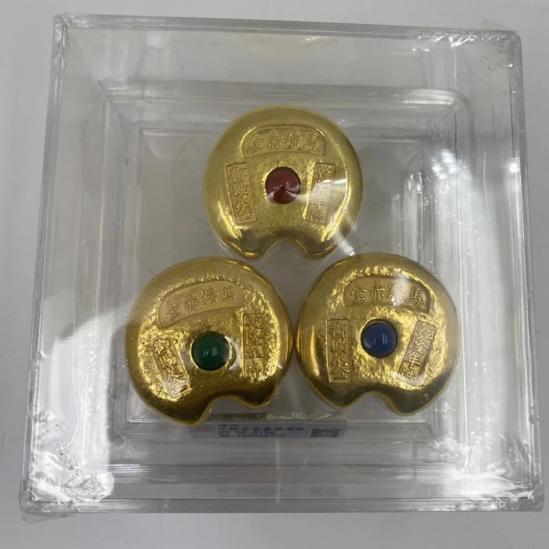 Ранние годы золотой слиток изготовленный в раннего императора династии Цин