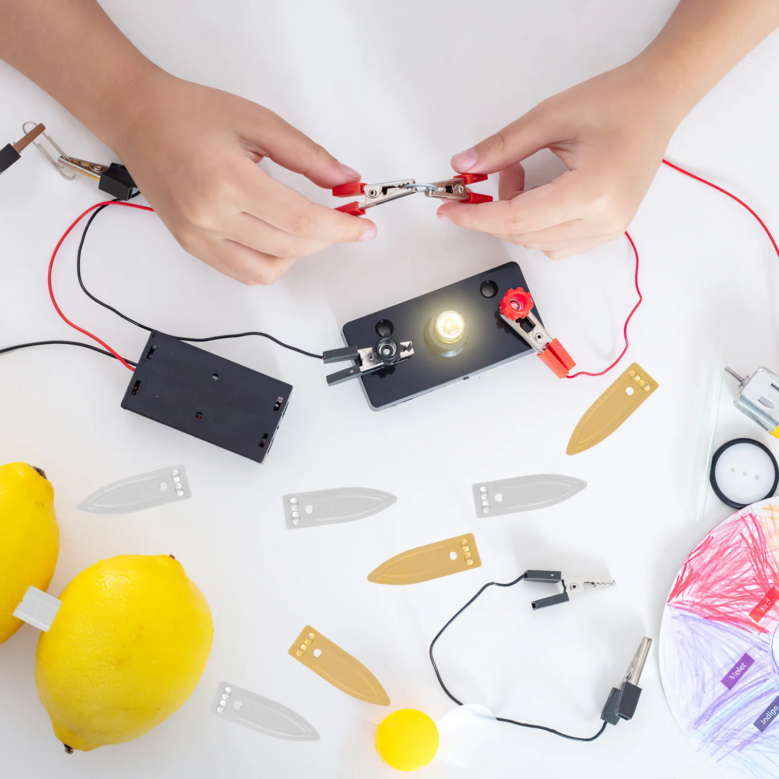 30 шт. цинк медь анод листовой металл электродный лист для фруктовых научных