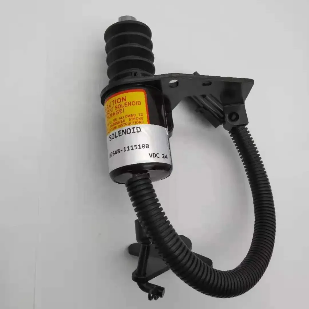 B7648-1115100 стопорный электромагнитный клапан 24 В подходит для экскаватора YuChai 6108/4108