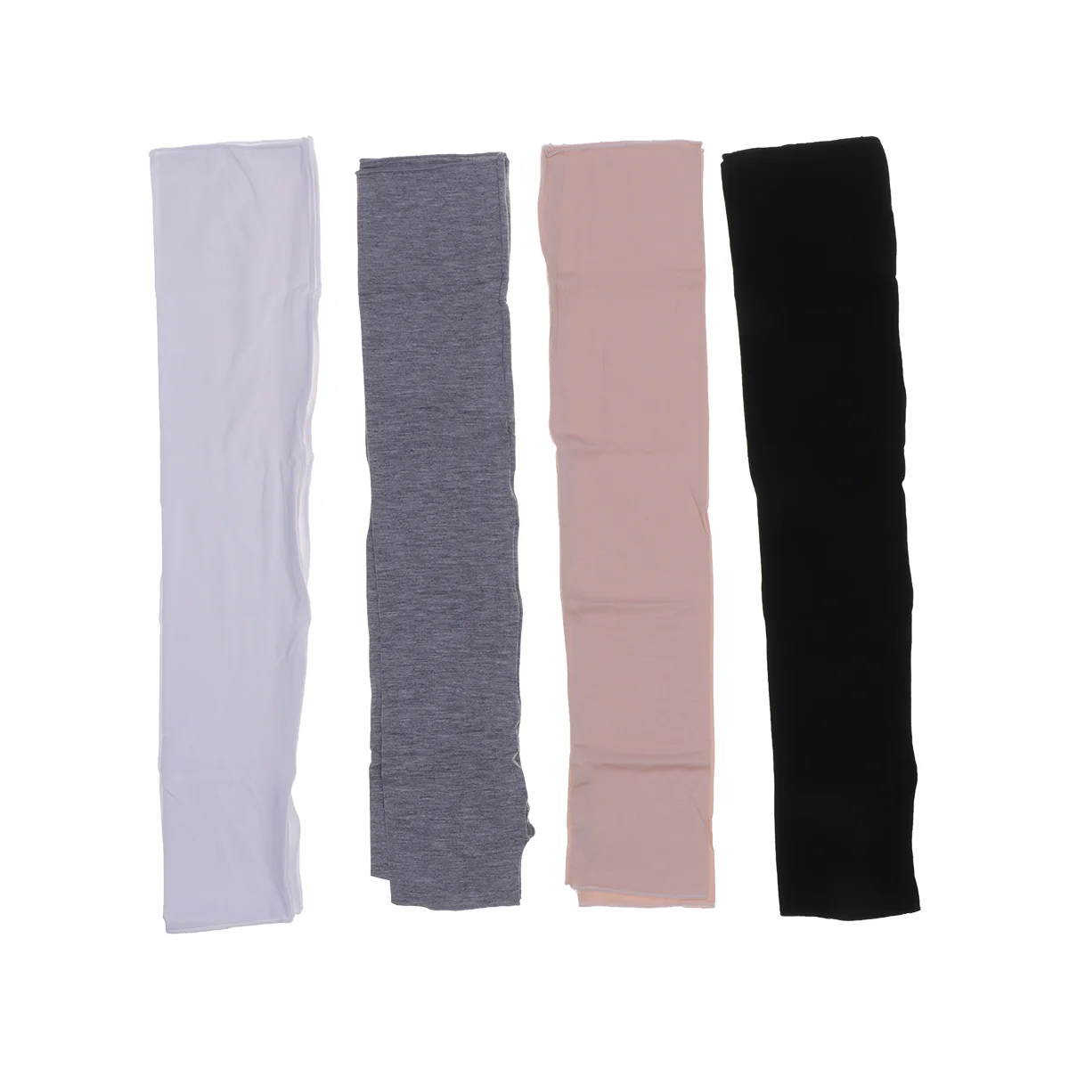 

4 Pair Fingerless Long Thumbhole Arm Warmer Sleeve Elbow for Outside Sports