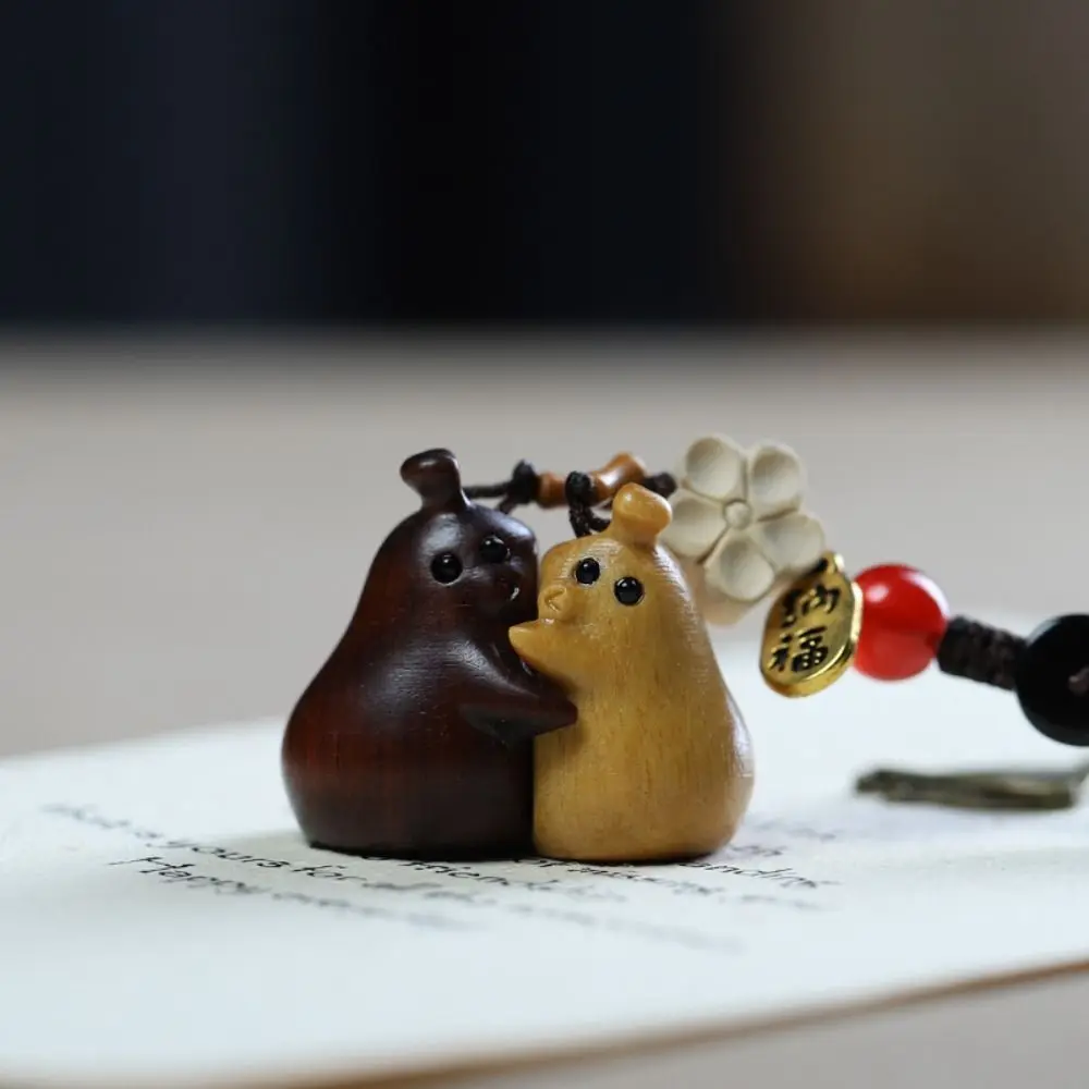 Подвесной шнур брелок из сандалового дерева милая сумка-груша подвеска