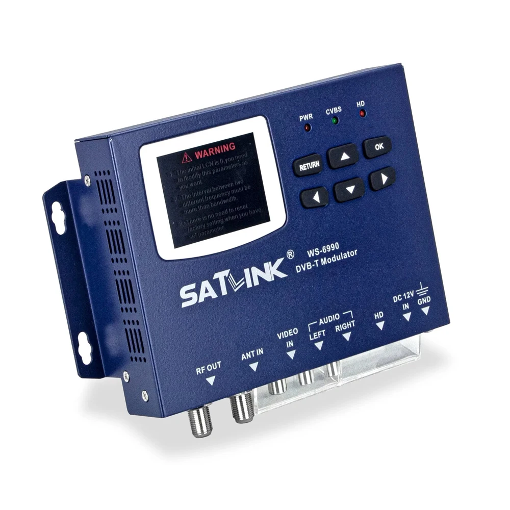 Фото SATLINK WS-6990 1-маршрутный цифровой модулятор DVB-T DVB-C ISDB-T AV и HD спутниковый локатор для адаптирования terrestrial H.264 WS6990 №2