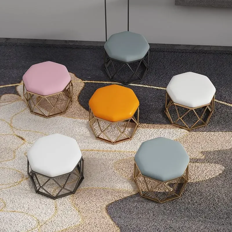 Металлические художественные маленькие табуреты низкий стул маленькая