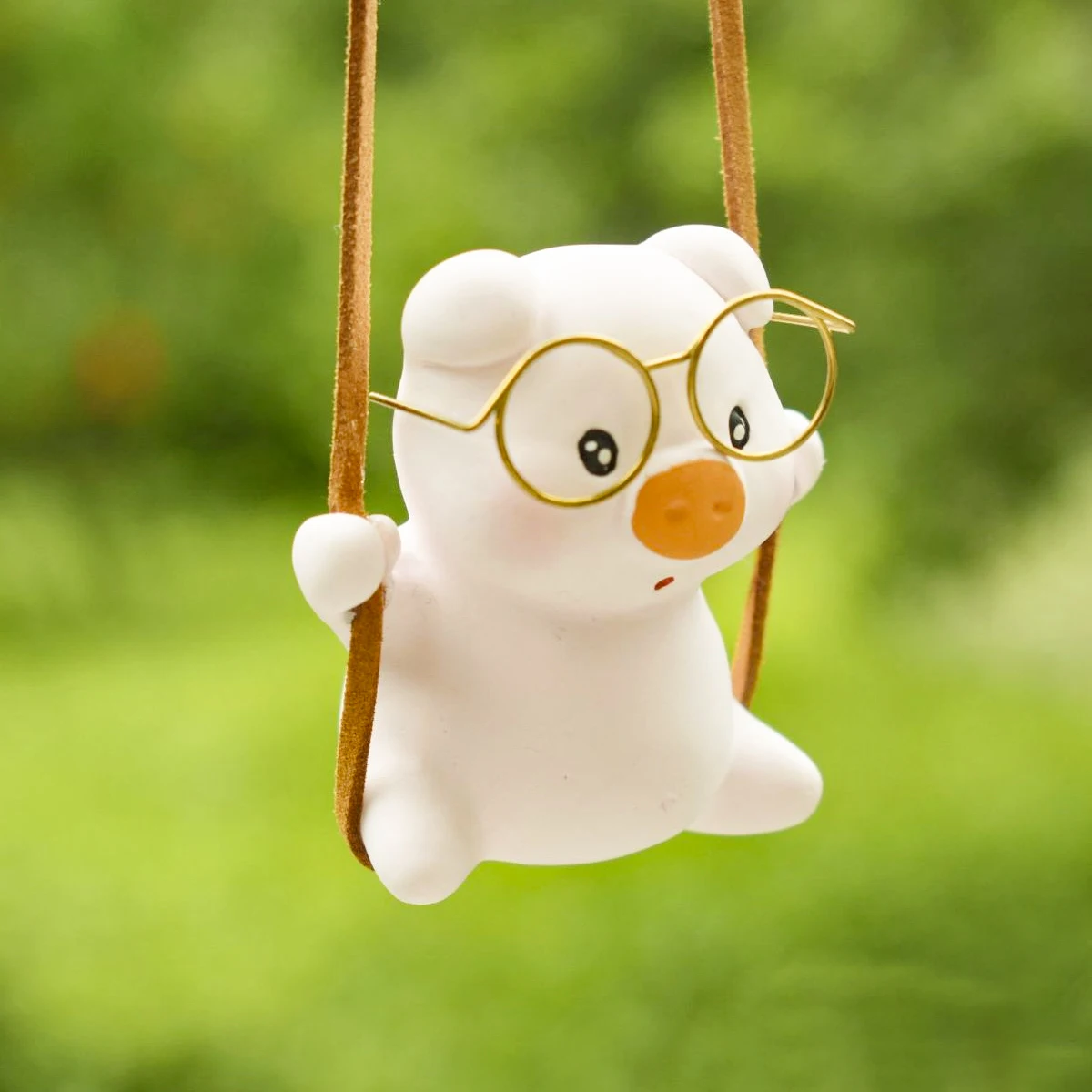 Очаровательная девушка свинья авто подушка безопасности декоративный гипсовый