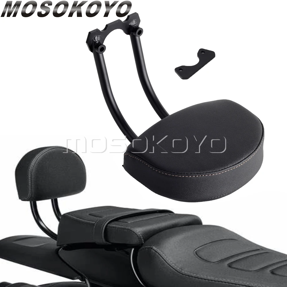 

For Sportster 1250 S 2021 2022 Black Motorcycle Short Sissy Bar Detachable Passenger Backrest for Harley RH 1250 S RH1250S 21-22