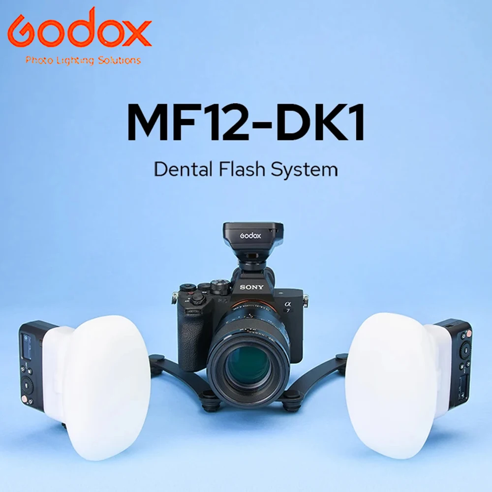 Godox MF12-DK1 TTL стоматологическая макроспышка двойной MF12 2 4G передатчик Speedlite XProII для