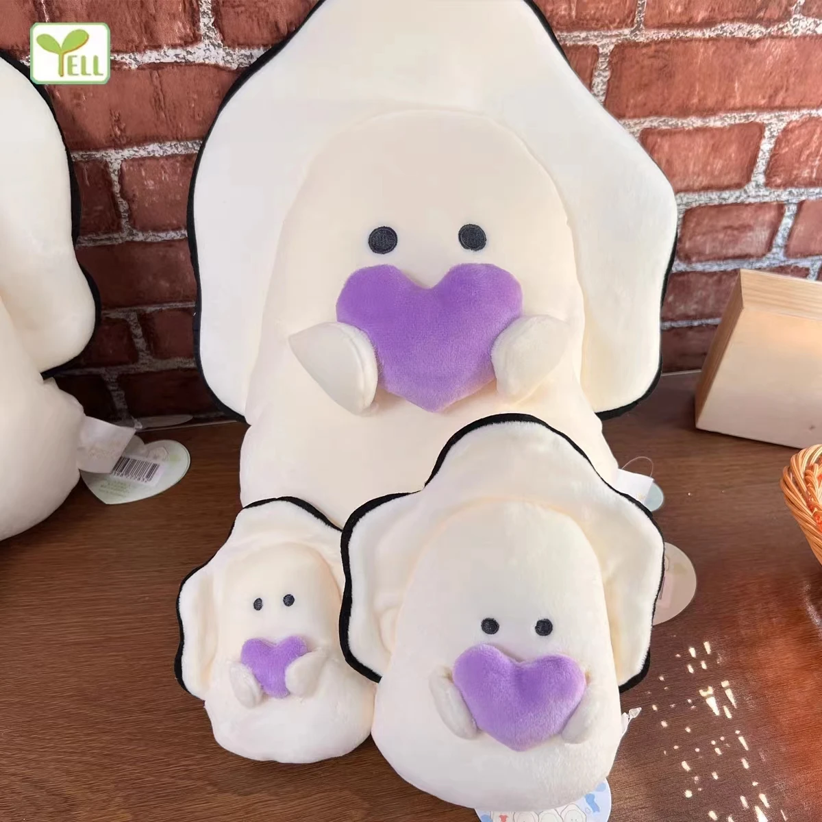 Yell world плюшевая игрушка 32 см милая кавайная мягкая устрица с круглыми глазами Оши