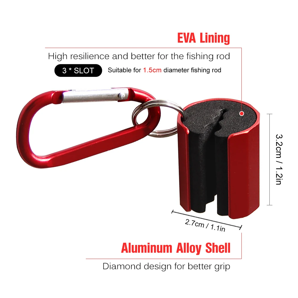 Удочка клип удочка рыболовные принадлежности держатель зажим живота Поддержка