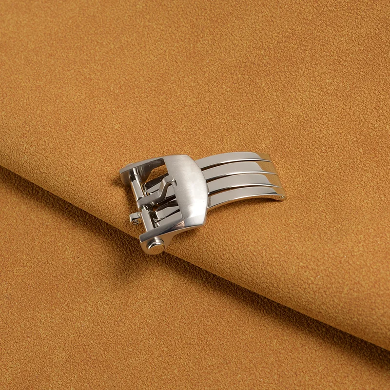 High Quality 20mm Silver Stainless Steel Deployment Clasp For Breitling Watchband Strap Metal Accessory Buckle