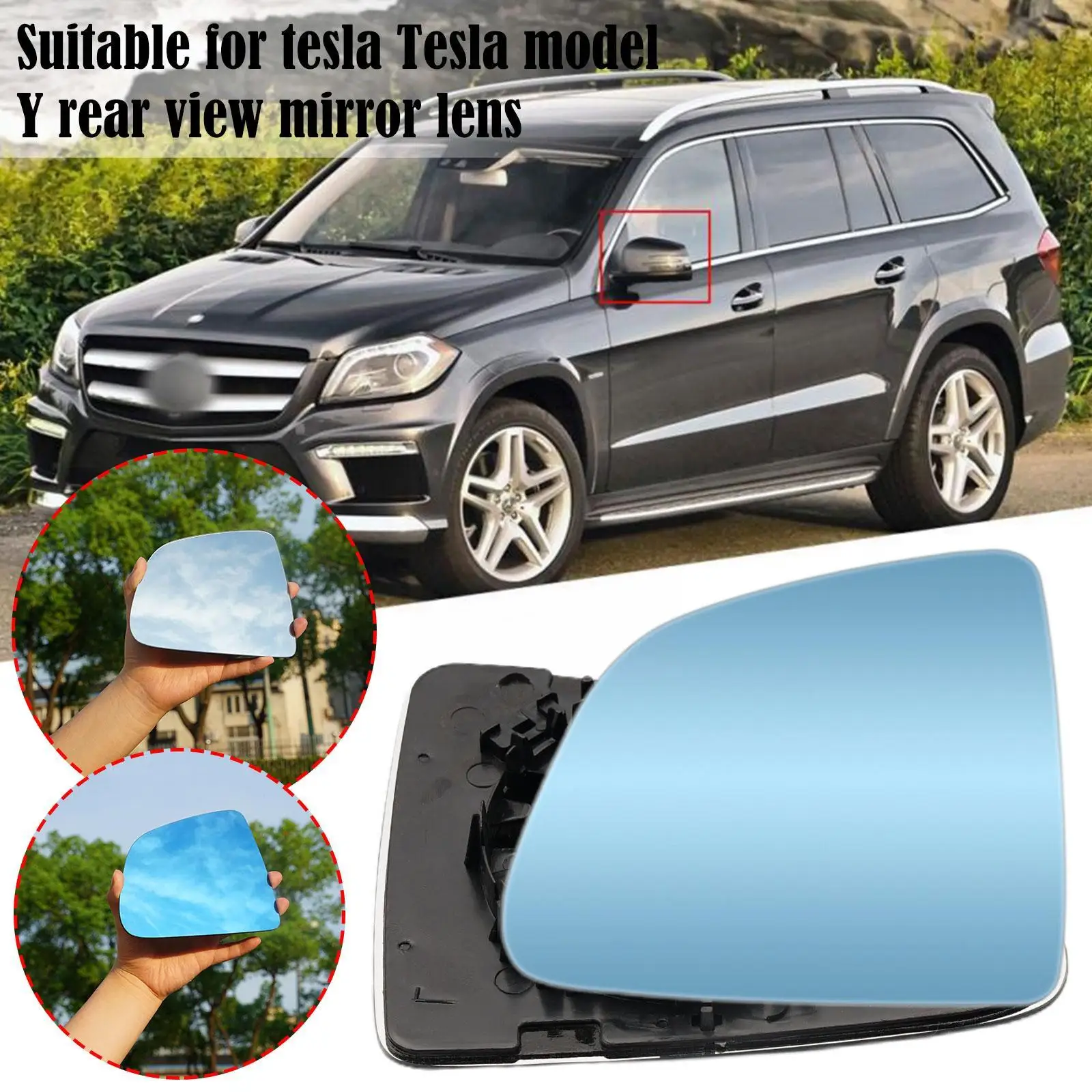 

Боковое зеркало заднего вида с синим стеклом для Del Y 2019 2020 2021, 1 пара