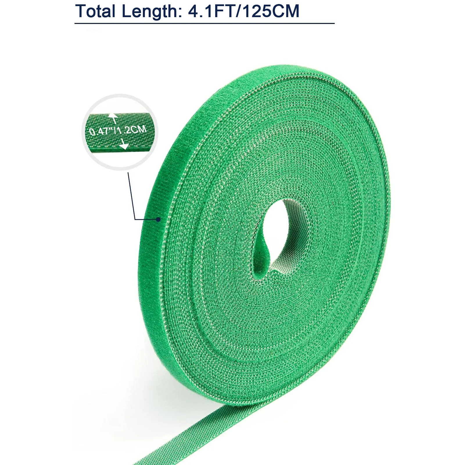 

125CM V elcro Tape Reusable Sticke Strap Tie Hook Loop Cable Ties Home Kitchen Nylon Fastener Cable Ties Accessory