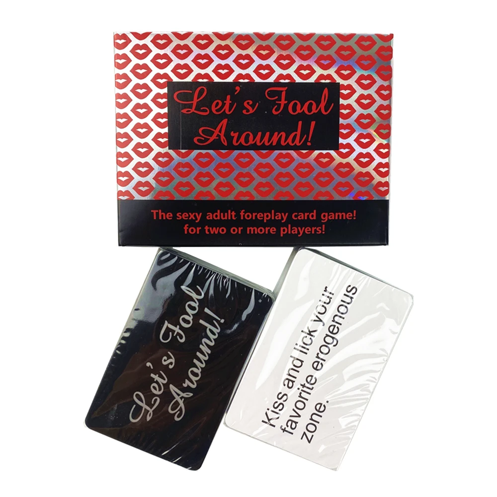 

Романтическая карточная игра для пар позволяет дуракам делать сексуальные игры для взрослых