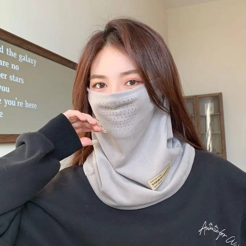 Солнцезащитное шелковое полотенце на все лицо для мужчин и женщин уличная маска