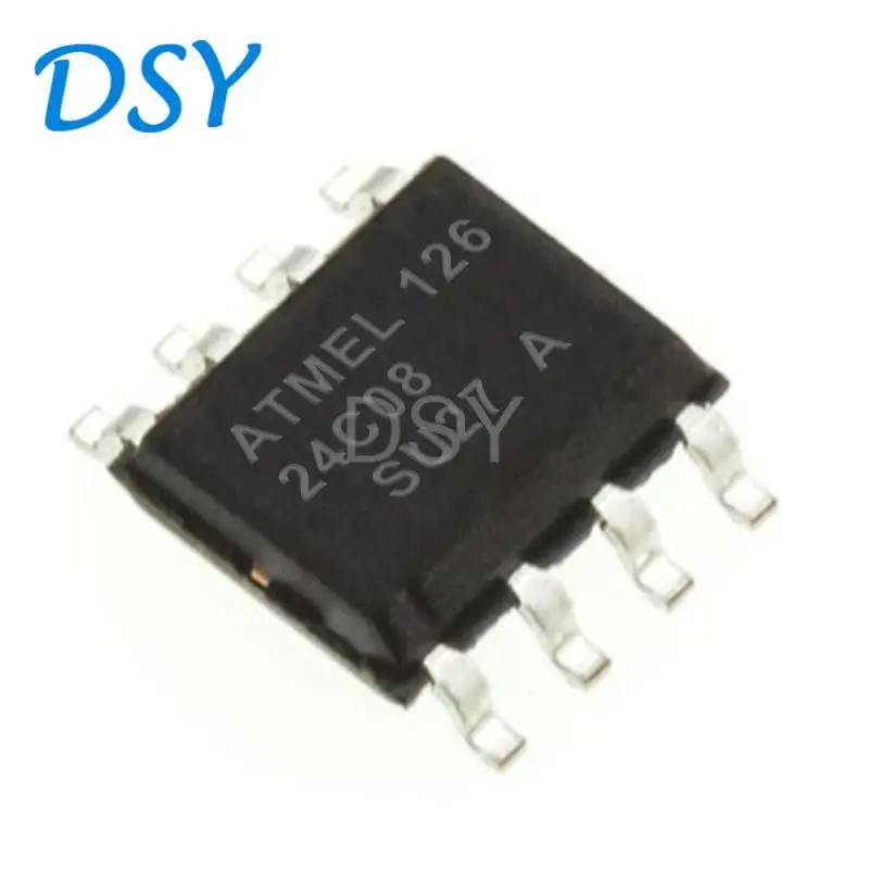 10 шт./партия AT24C01N 24C02N 24C04N 24C08N 24C16N 24C32N 24C64N 24C128N 24C01 24C02 24C04 24C08 24C16 24C32 24C64 24C128 SOP-8 DIP8