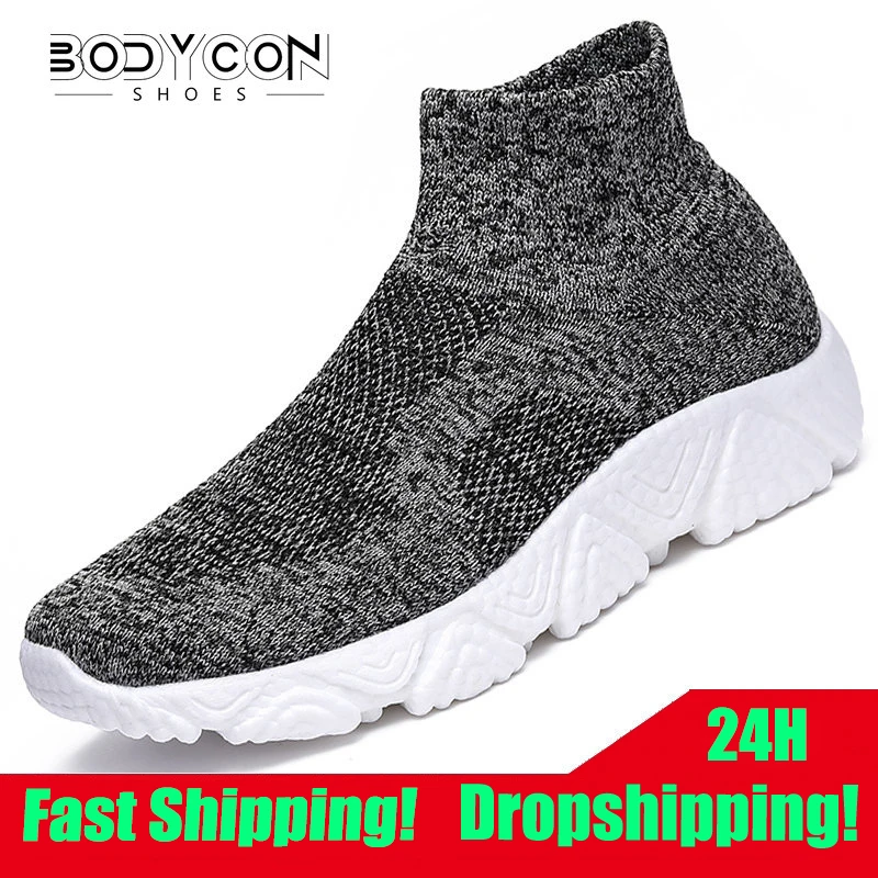 

Brand Women's Sock Boots Sneakers Running Sports Shoes for Women Man Breathable Casual Elasticity Platform Vulcanize Ankle Boots