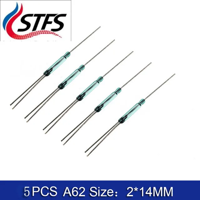 5 шт. N/O герконовый переключатель магнитный 2*14 мм нормально открытый индукционный