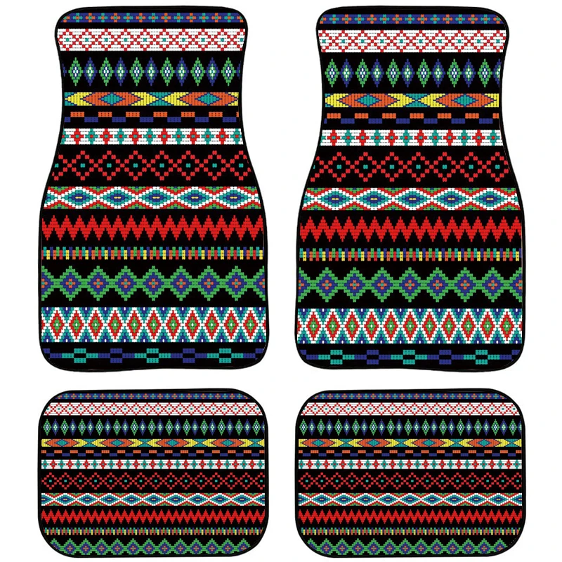 

Car Interior Vintage Stripe Design Accessories Floor Mat Universal Rubber Car Foot Mat for BMW E36 E39 E46 E60 F10 F15