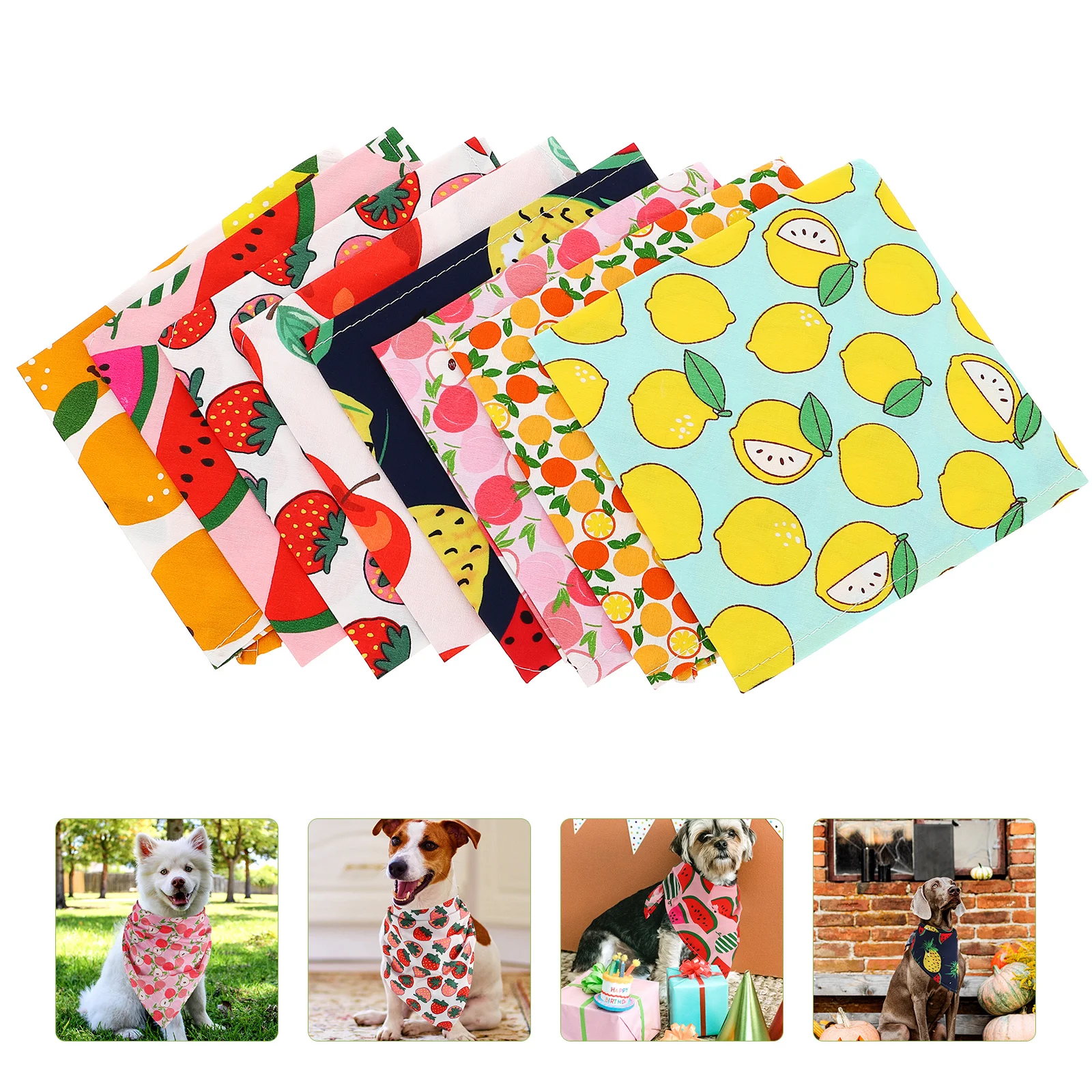 

Бандана-шарф для собак и питомцев, треугольный шейный платок для девушек, котят, летняя одежда