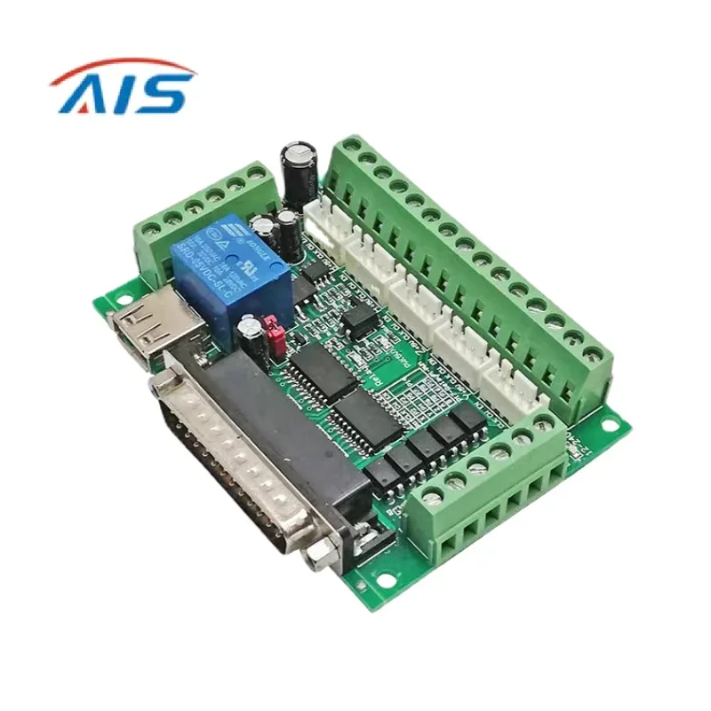 Интерфейсная плата гравировального станка MACH3 5-осевой драйвер шагового