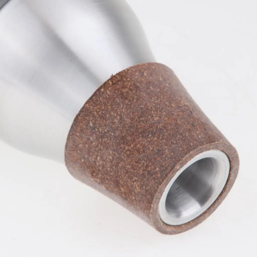 

Aluminum Mini Trumpet Straight Mute Silencer Lightweight Practice Accessory