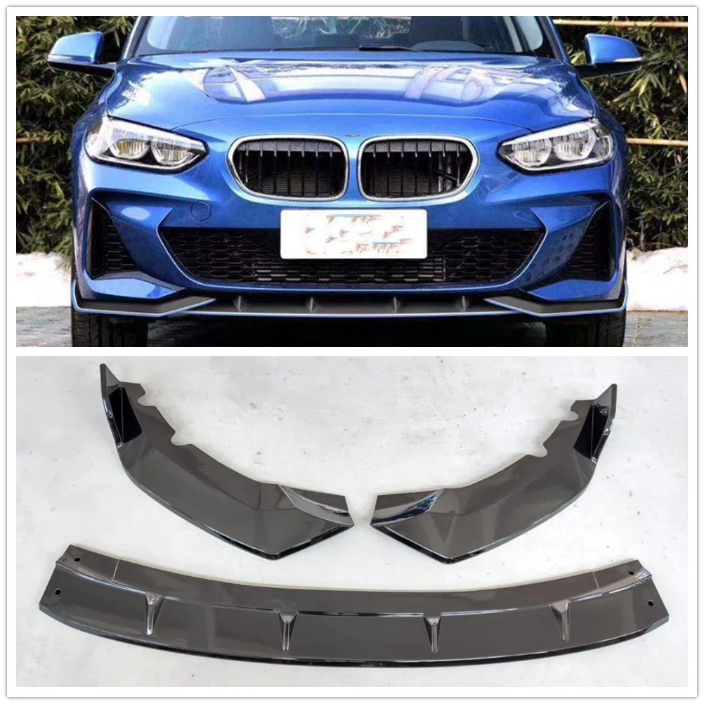 Спойлер для переднего бампера губа ДЛЯ BMW 1 серии F20 M Sport 2019 углеродное волокно