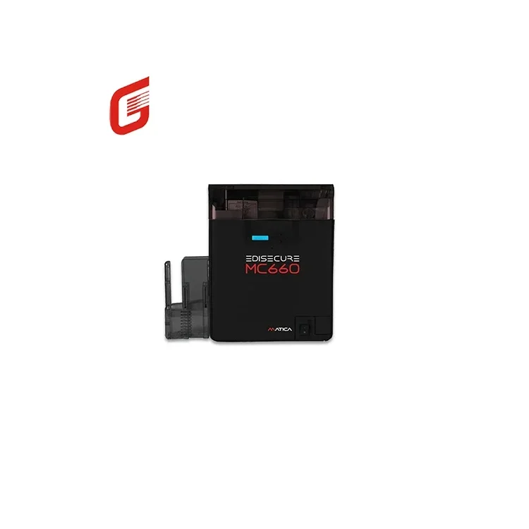 600 точек на дюйм Matica EDIsecure MC660 Retransfer id nfc ic умный принтер для карт Rfid двусторонний