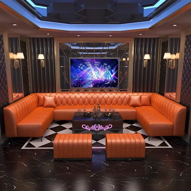 Диван KTV комбинированная музыка тихая барная коробка U-образный угловой