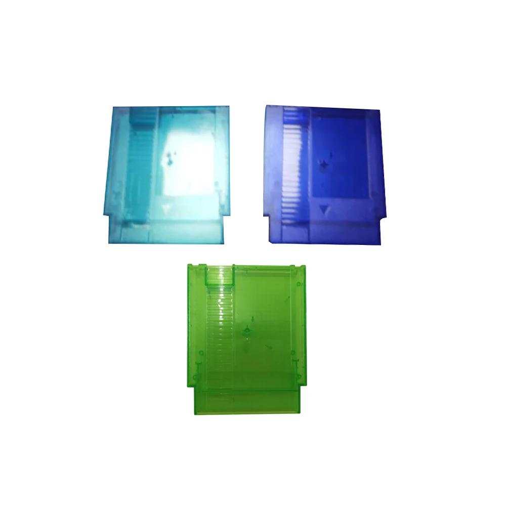 

Transparent green blue Game Card Protective Skin For N E S Game Cartridge shell With Three screws