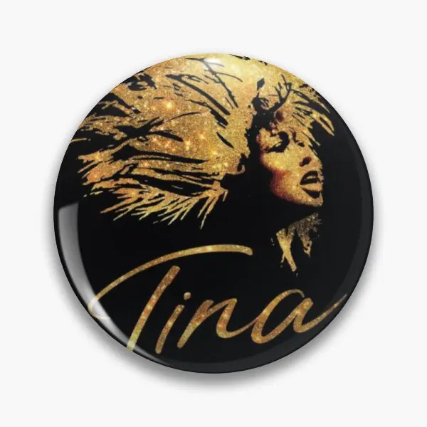 Tina Turner мягкая булавка на пуговицах забавный значок модный декор для одежды