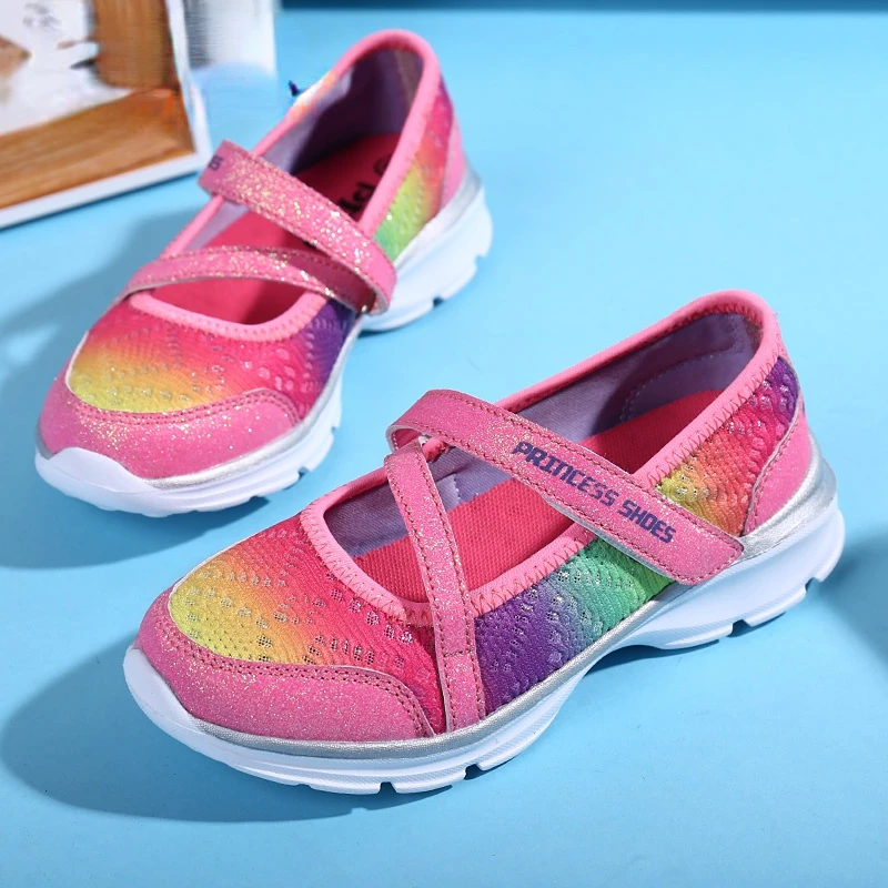 

Summer Children Shoes Soft Sandals Shoes Girls Comfortable Sport Kids Non-slip Beach Shoes Girl Princess Flat Shoes