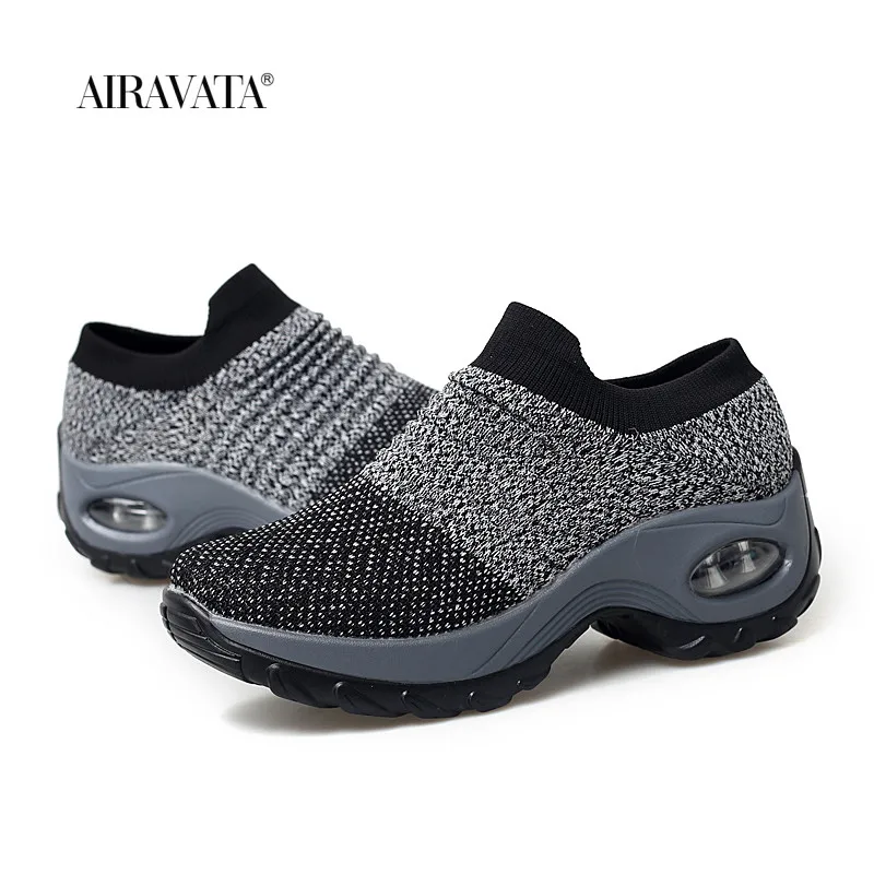 Sneakers Casual Lightweight Tennis Shoes Female Trainers Soft Bottom Sport Shoes Height Increasing Platform Tenis Feminino