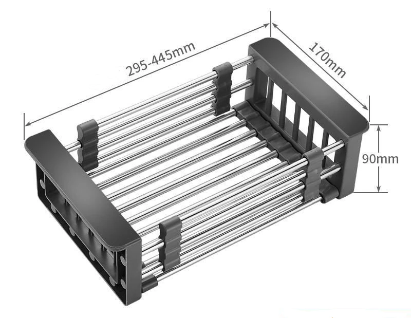 

Телескопическая сушилка для посуды из нержавеющей стали