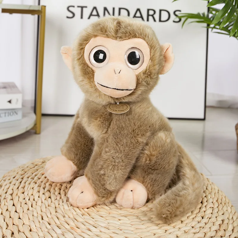 

lovely plush big eyes monkey toy stuffed monkey doll Kids Toy Birthday Gift About 30cm