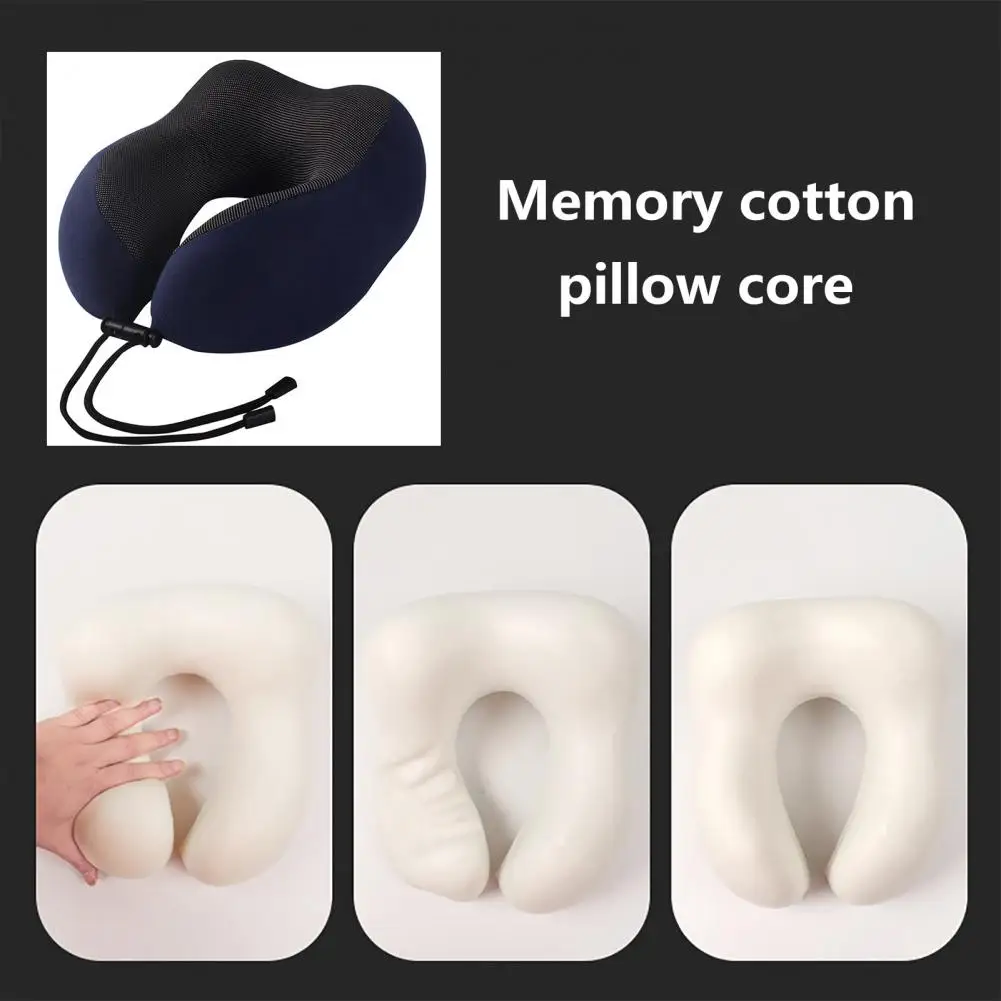 

U-shaped Travel Pillow Durable U-shaped Memory Foam Travel Pillow Comfortable Neck Cushion for Home Office Outdoor Use Portable