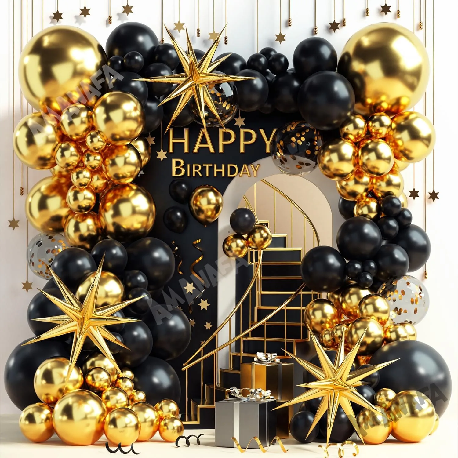 

Фольгированные шары звезды для праздника