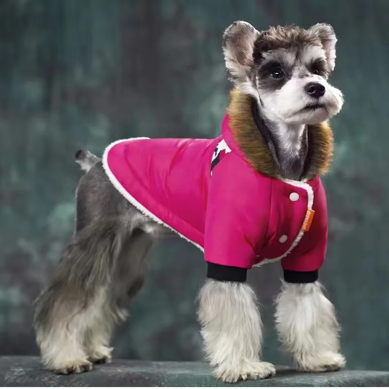 

2022 Winter Pet Dog Clothes Dogs Hoodies Fleece Warm Sweatshirt Small Medium Large Dogs Jacket Clothing Pet Costume Dogs Clothes