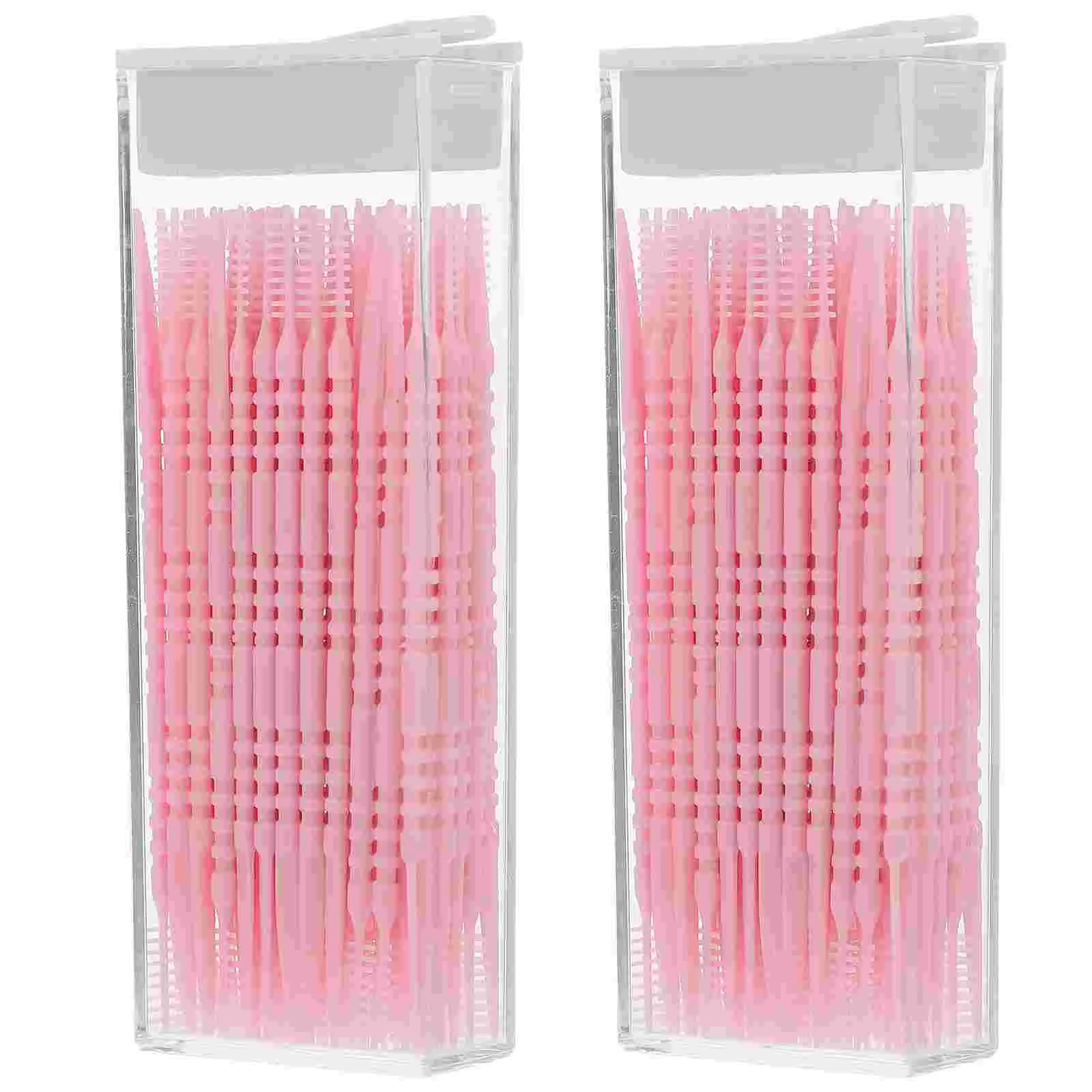 

2 Boxes of Household Cleaners Convenient Interdental Brushes Portable Cleaners